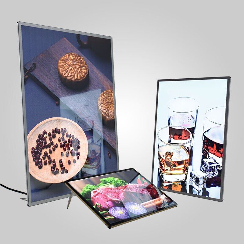 Khung hộp đèn led quảng cáo kích thước a4 bảng menu đèn led trưng bày