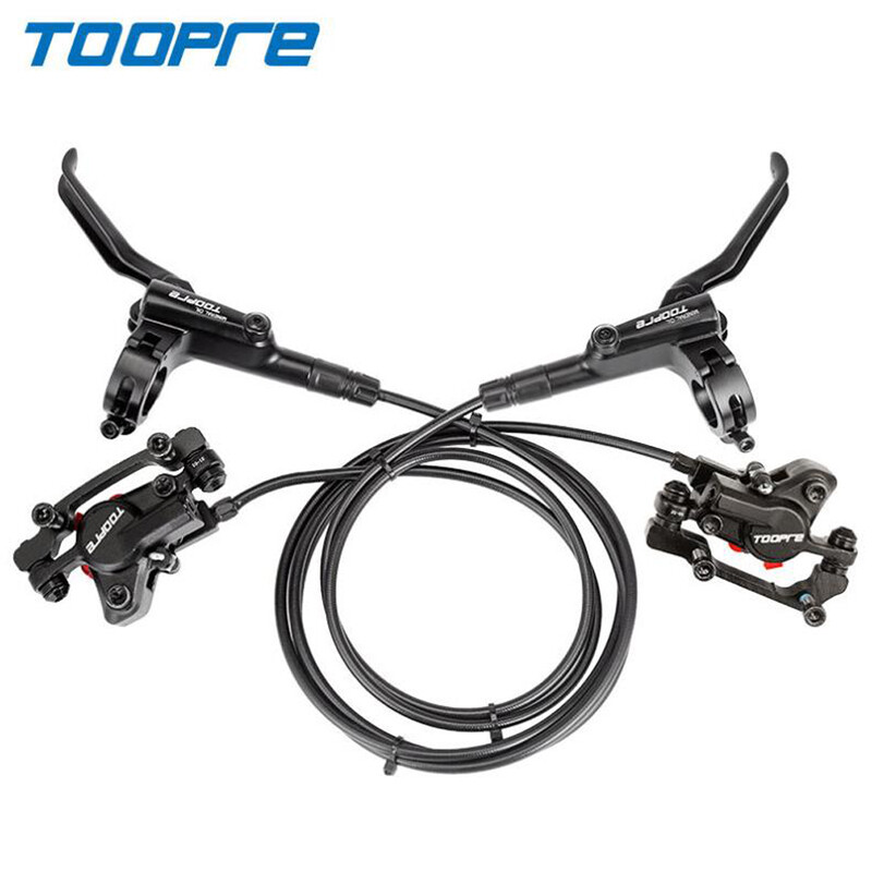 Toopre phanh xe đạp phanh đĩa thủy lực phanh piston đôi mtb phanh áp suất dầu trước sau xe đạp leo núi phụ tùng xe đạp