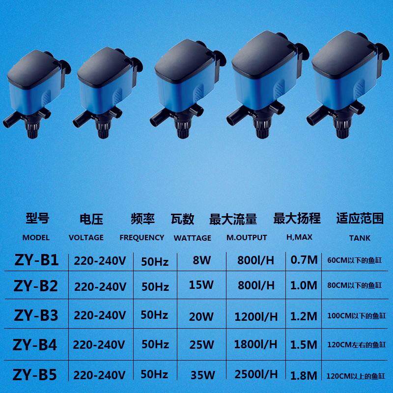 3 trong 1 Đa chức năng Lọc Hồ Bơm Không Khí Bơm Nước hồ Cá Nước Tuần Hoàn SpraySubmersible máy lọc Lọc