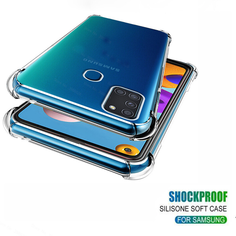 Chống Sốc Bìa Đối Với Samsung Galaxy A21s A11 A31 A01 A51 A71 M31 A10s A20s M30s Silicone Trường Hợp Đối Với Samsung Note8 A6 A7 A8 J6 J4 Cộng Với Thủ 2018 Trường Hợp