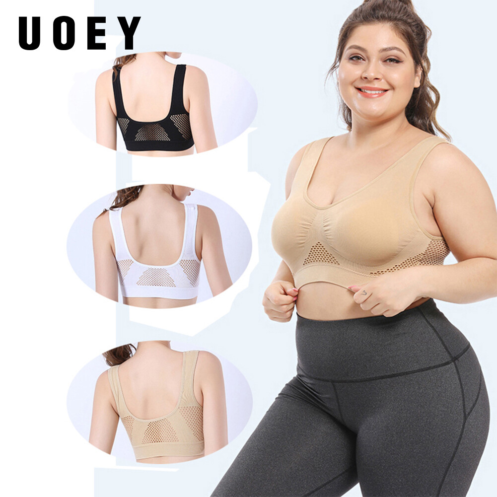 Áo Ngực Thể Thao UOEY Cho Nữ, Đồ Lót Không Đường May Cỡ 6XL, Nâng Ngực, Tập Gym, Thể Hình, Chạy Bộ, Yoga