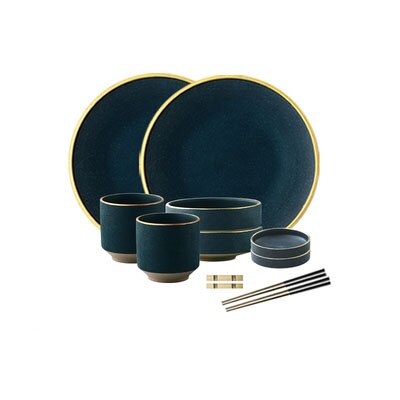 Ceramic Tablware Cutlery set 2 person use family cutlery restaurant serves western dishes plates bowl ราคา 12,084 บาท*ส่งฟรี