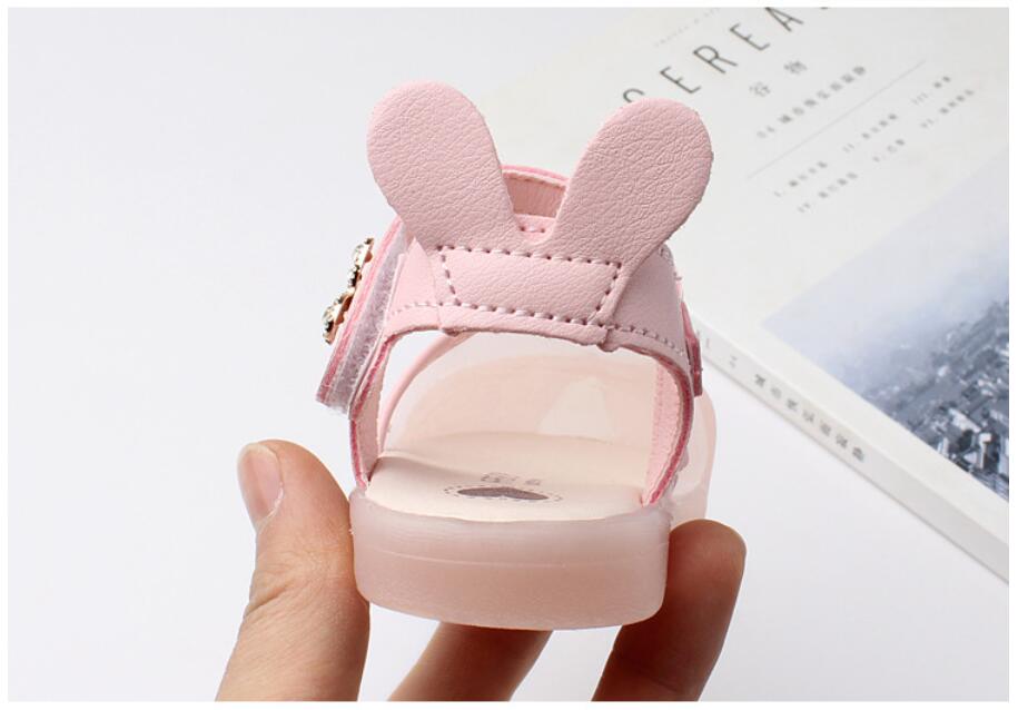 Sandales Bébé Fille 19 - Chaussures Maille Respirante Été, Semelles Souples Antidérapantes Pour Plage