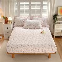 Dansunreve 800TC Cotton Fitted Bedsheet High Quality Soft Fitted Sheet Floral Series 床单 Matterss Protector For Single/Queen/King