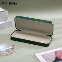 OQ BOGA 7 Colors Leather Texture Fashion Portable Unisex Hard Shell Eyewear Cases Men Women Sunglasses Eyeglasses Protective Box