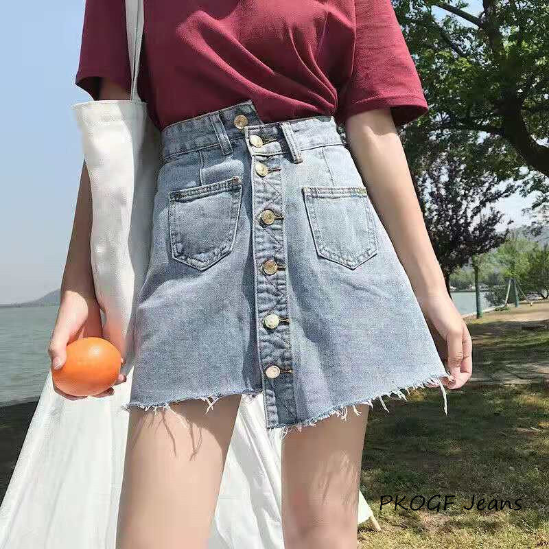Váy Bò Cho Nữ Ngoại Cỡ, Váy Ngắn Denim Dáng Ôm Thời Trang Thường Ngày Dáng Rộng Ôm Cỡ Lớn