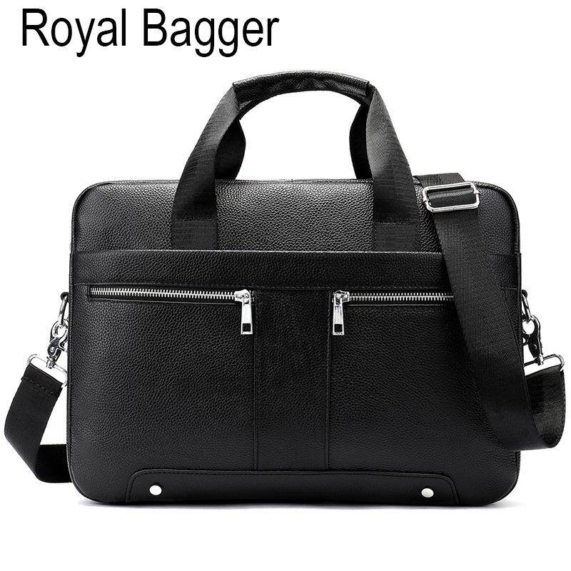 Royal Bagger Cặp Đựng Laptop 15 Inch Chống Nước Bằng Da Bò Thật, Túi Xách Nam Túi Du Lịch Công Sở Nam Đa Năng Siêu Hot Cho Nam Túi Đeo Chéo Vai Ngoài Trời Công Sở Thường Ngày Mát Mẻ