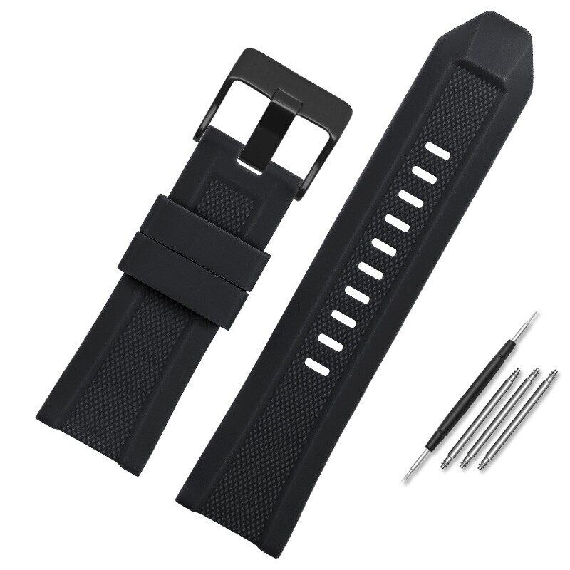 Dây Đeo Đồng Hồ Silicon Chất Lượng Cao Cho Diesel DZ4476 DZ4318 DZ4427 DZ4323 Dây Đeo Cổ Tay Thể Tha