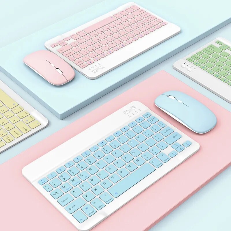 Bluetooth không dây Bàn Phím kèm Chuột cho Oppo pad không khí 10.36 "2022 cho Oppo Pad 2 11.61inch 11inch Bluetooth chuột và bàn phím không dây điện thoại máy tính bảng
