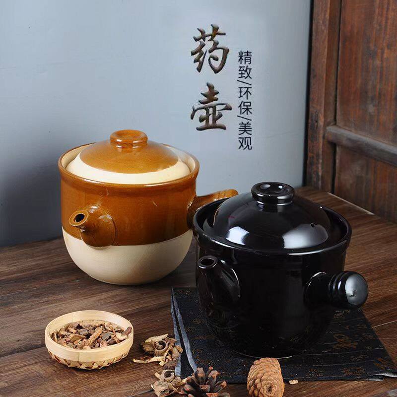 Traditional Pot Traditional Pot with Open Fire Ceramic Clay Pot, High Temperature Resistant and Easy to UseDbubggu