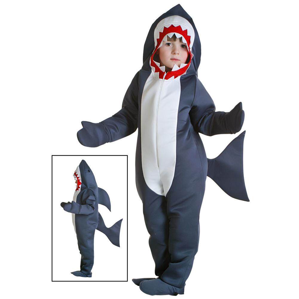 Unisex Kids Shark Hooded Costumes