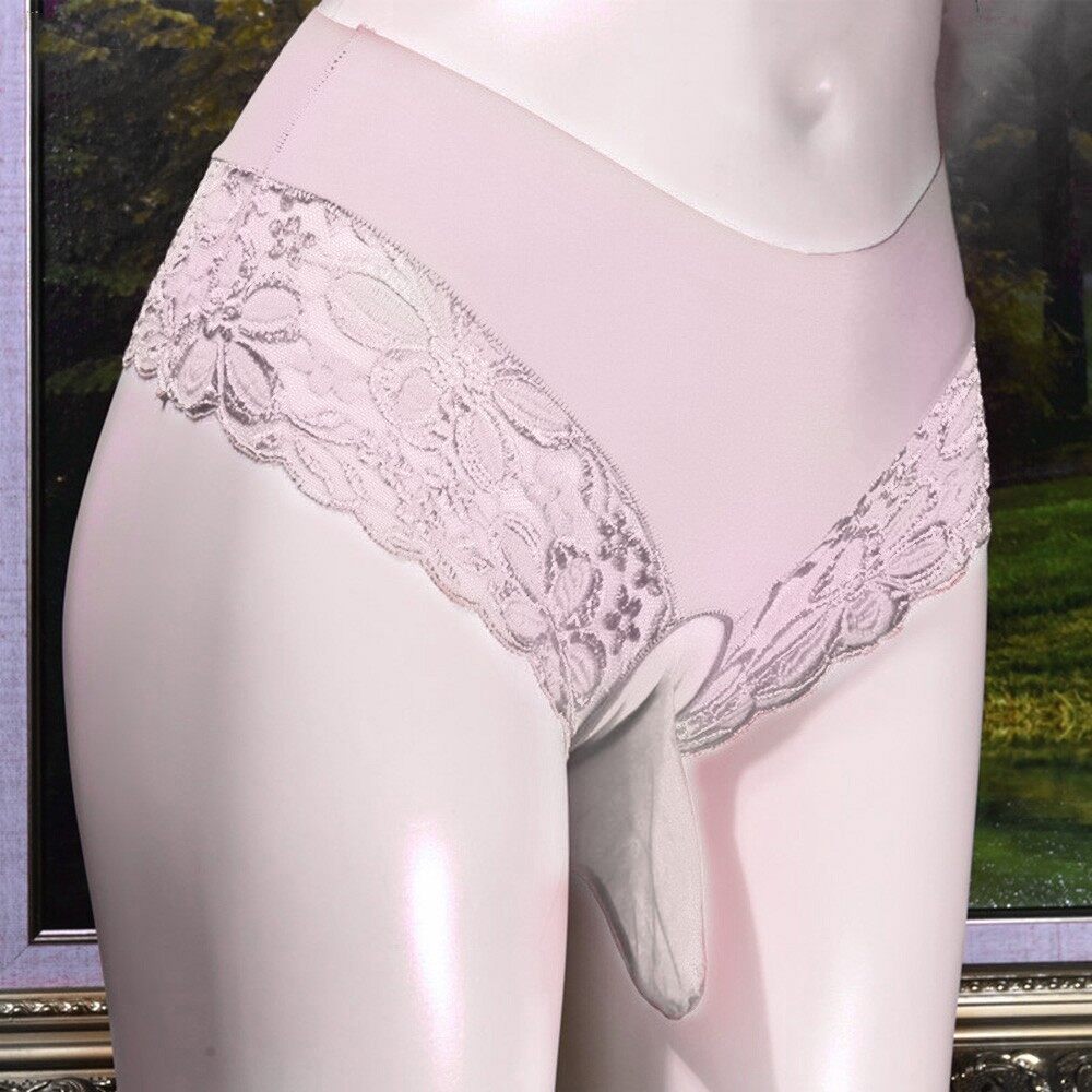 Đồ lót sissy nam mỹ, quần lót ren, quần lót boxer gợi cảm quần short đồ lót quần lót
