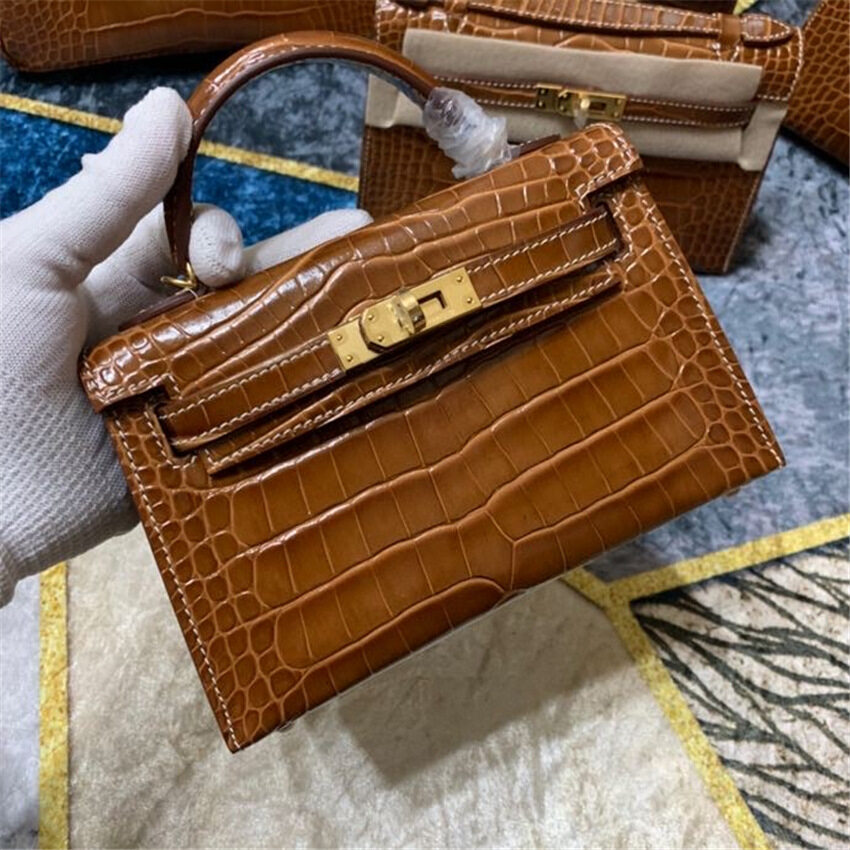 alligator leather bag