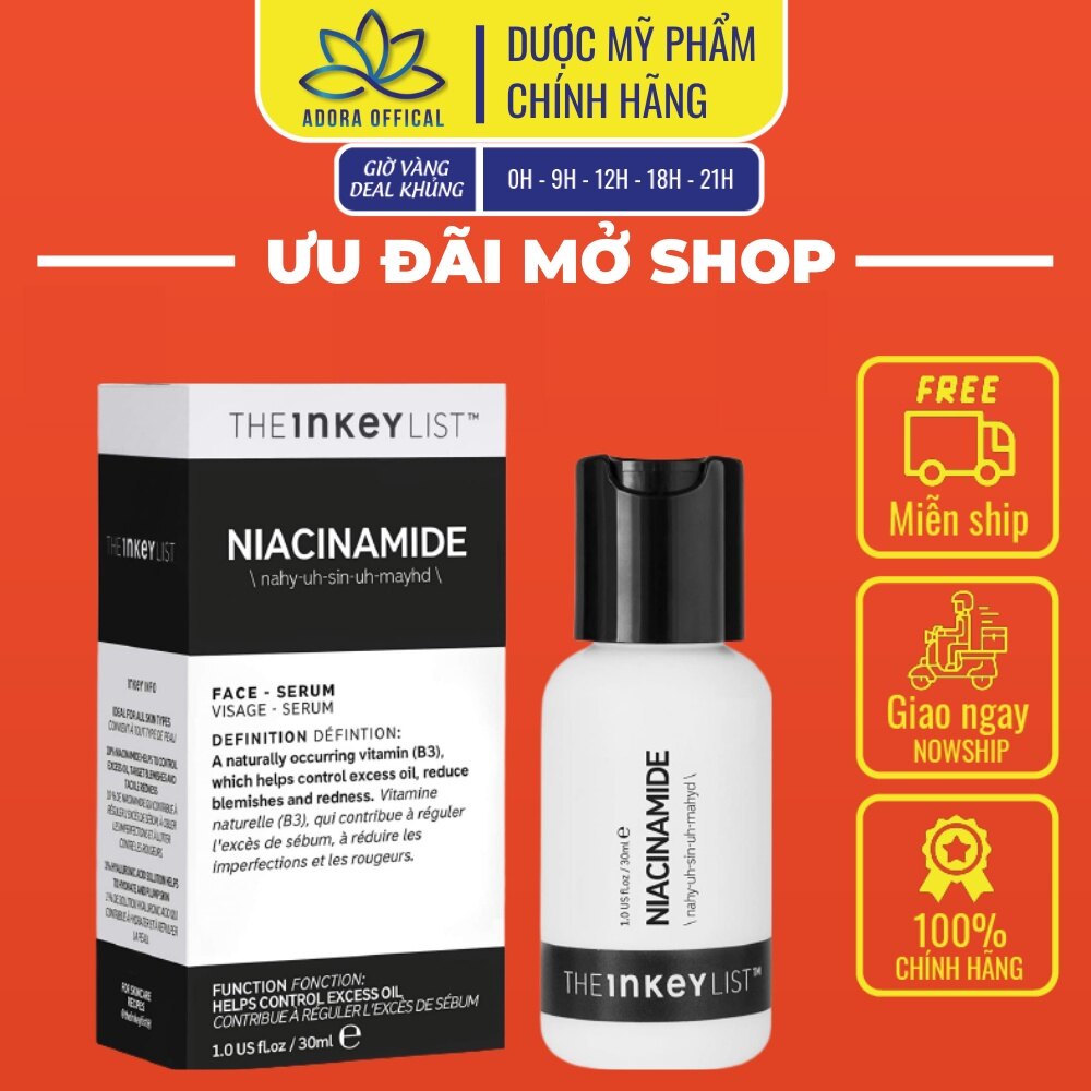 Tinh chất The INKEY List Niacinamide