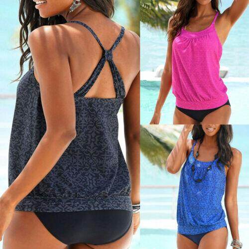 Đồ bơi tankini độn bông mùa hè cho nữ bikini set, áo tắm tắm phù hợp với