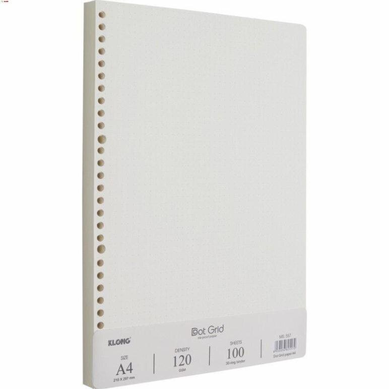 -ruột giấy refill sổ còng dot grid a4 - 100 tờ; ms: 557