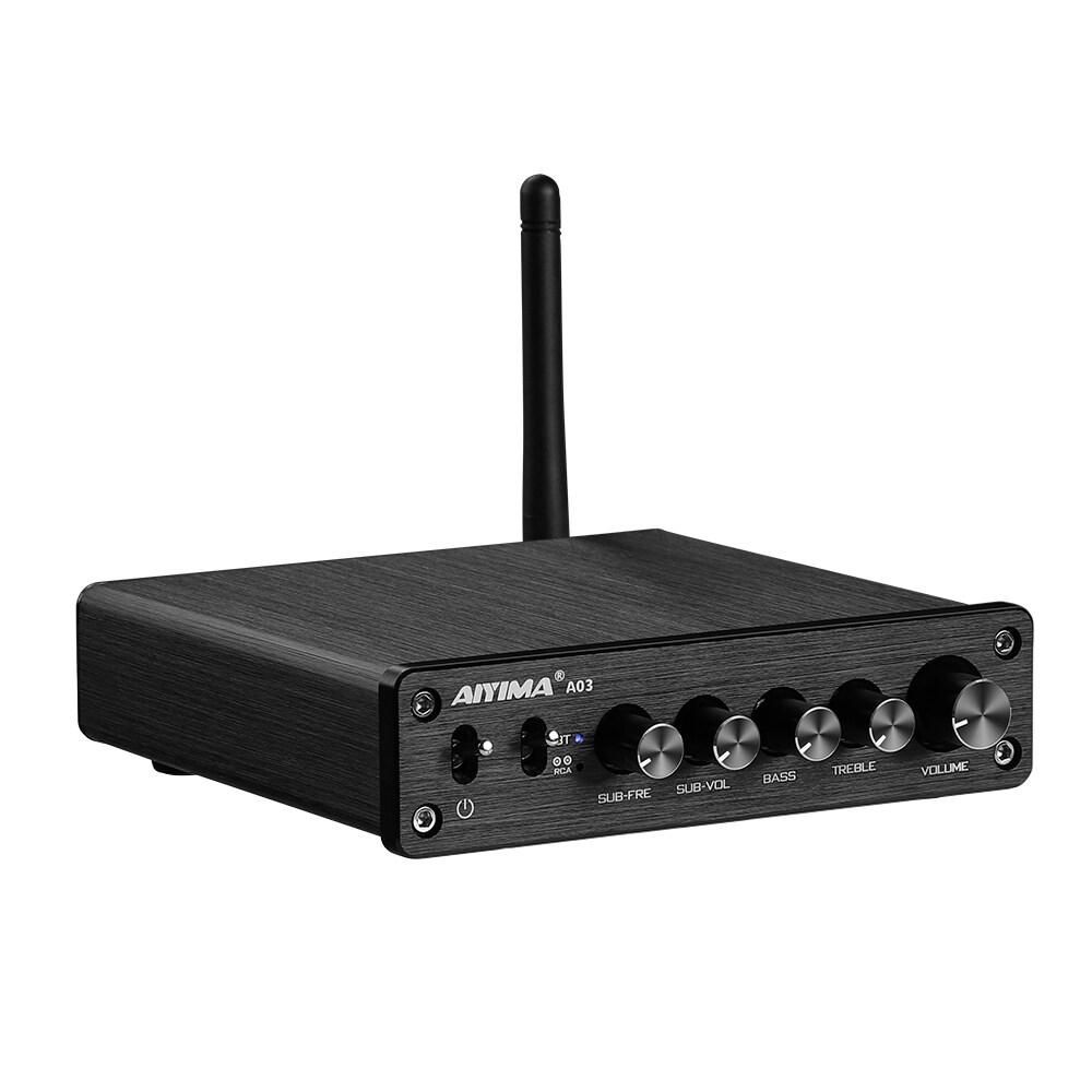AIYIMA Bộ Khuếch Đại Công Suất Kỹ Thuật Số A03 TPA3116 Bluetooth Siêu Trầm Bộ Khuếch Đại Âm Thanh Hi