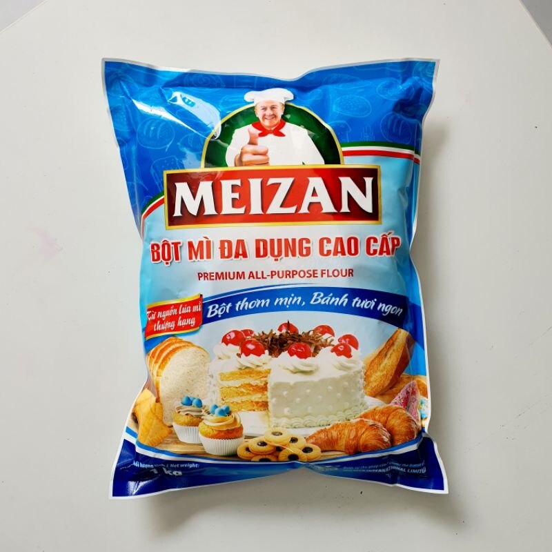 Bột mì đa dụng cao cấp meizan - số 11 gói 500g/1kg - 1kg