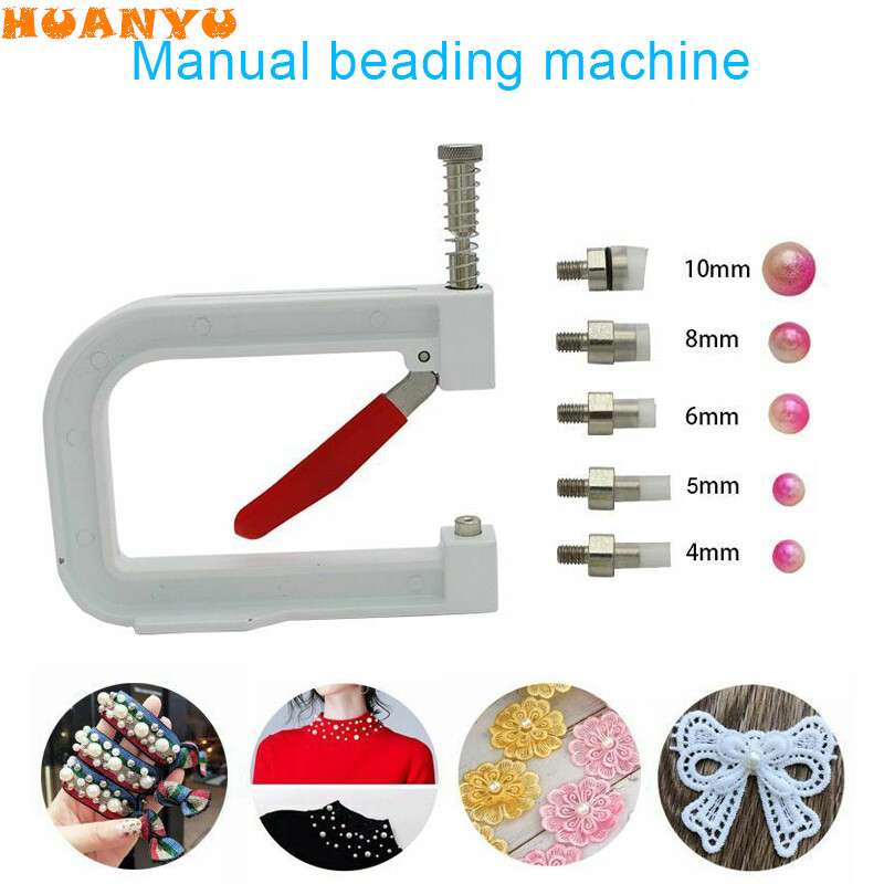 Huanyu01 máy đính hạt thủ công máy đính hạt ngọc trai thủ công tự làm cho đinh tán ngọc trai không lỗ máy đính hạt thủ công tự làm thủ công không lỗ quần áo khăn quàng cổ trang sức đồ da máy đính hạt thủ công giày dép
