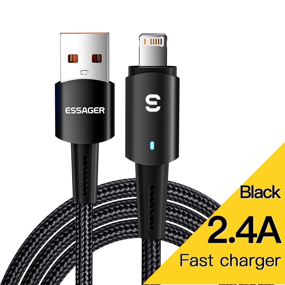 Essager USB C cáp cho iPhone 14 13 12 11 Pro Max XS 20W Cáp sạc nhanh Loại C Để Sét Ngày Dây Cho iPa