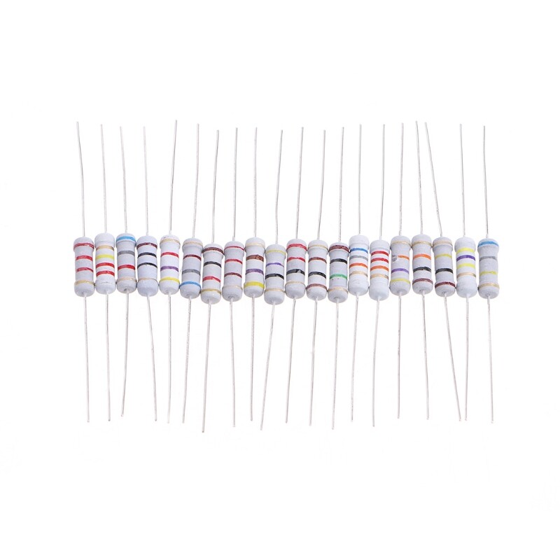 200 chiếc bộ điện trở 20 giá trị 1w bộ phân loại điện trở 5% 10 ohm-1m ohm