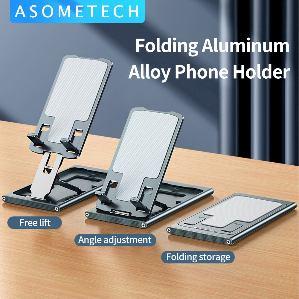 Giá đỡ điện thoại máy tính bảng để bàn cho iphone ipad samsung xiaomi giá đỡ kim loại có thể gập lại giá sạc lười trực tiếp điện thoại di động thông dụng