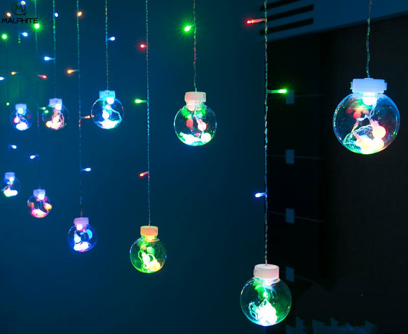 Led PC chai Thả Trôi đèn ban đêm chai trang trí sao LED rèm treo đèn hình