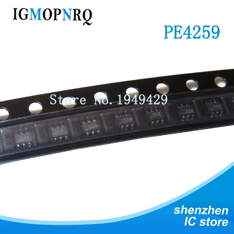 10pcs pe4259 SC70 6 pe4259 sot23 sot 363 ăng ten Lựa chọn công tắc RF mới
