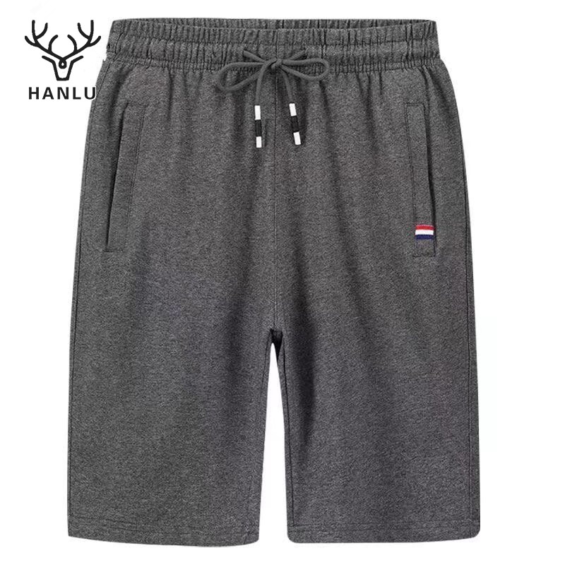 Hanlu quần soóc mỏng thường ngày cho nam quần thể thao thấm hút mồ hôi và thoáng khí quần soóc năm tấc cho nam