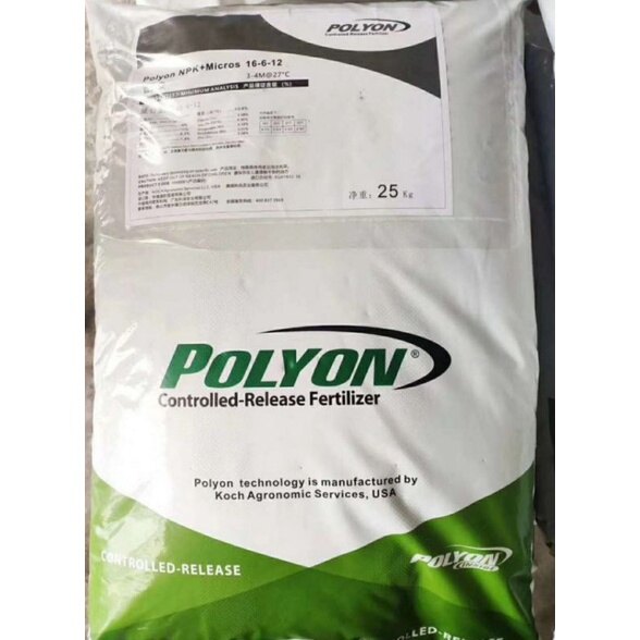 Gói 1kg phân xanh polyon mỹ 16-6-12 chuyên dùng cho hoa lan cây cảnh