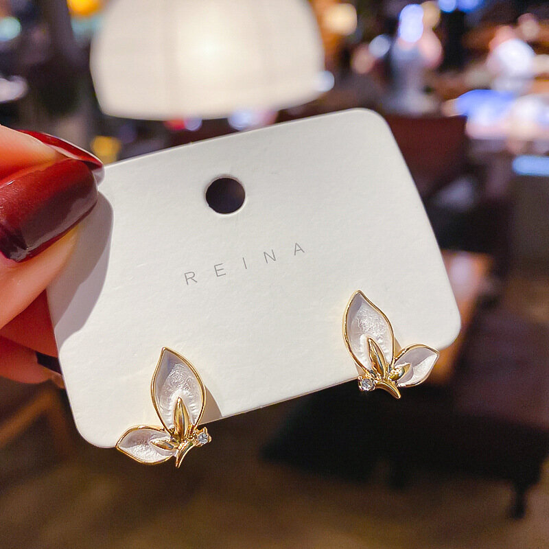 Frascati Hàng Mới Về Hợp Thời Trang Ngọt Ngào Khuyên Nụ Hình Con Bướm Earrings Đối Với Phụ Nữ Dễ Thương Zircon Trang Sức Tiệc Quà Tặng