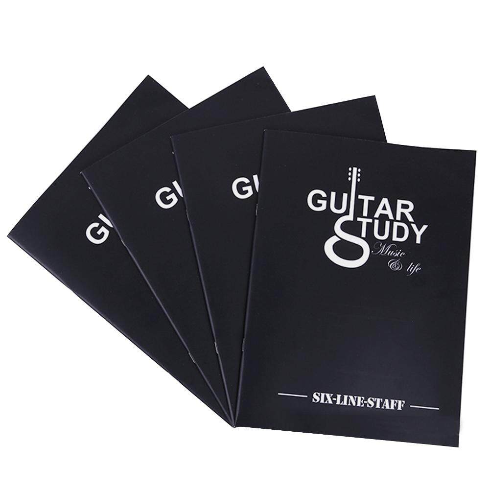 Blank Guitar Tablature Practice Book Six Line Exercise Book (24 Pages ...