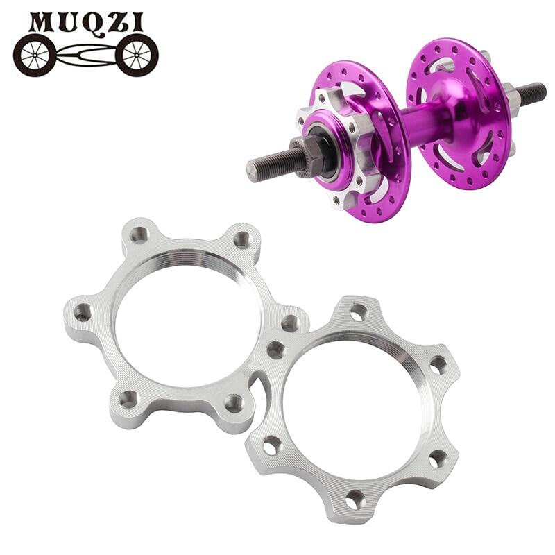 Muqzi 2 cái yên chuyển đổi phanh đĩa xe đạp 44mm/48mm mặt bích trục ren đai ốc khóa hợp kim nhôm bộ chuyển đổi xe đạp