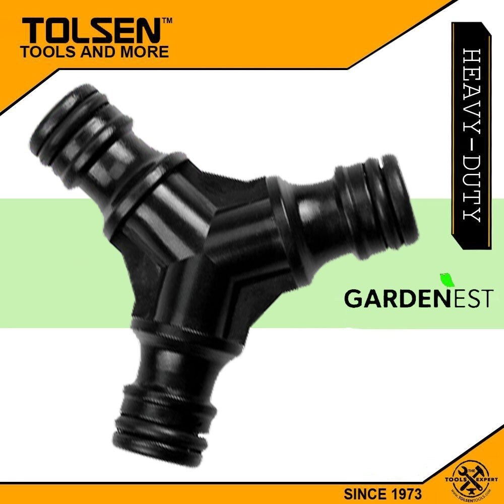 [AA TOOT]♀◕ Tolsen 1pc Three Way Hose Coupling (1/2 ) 57113