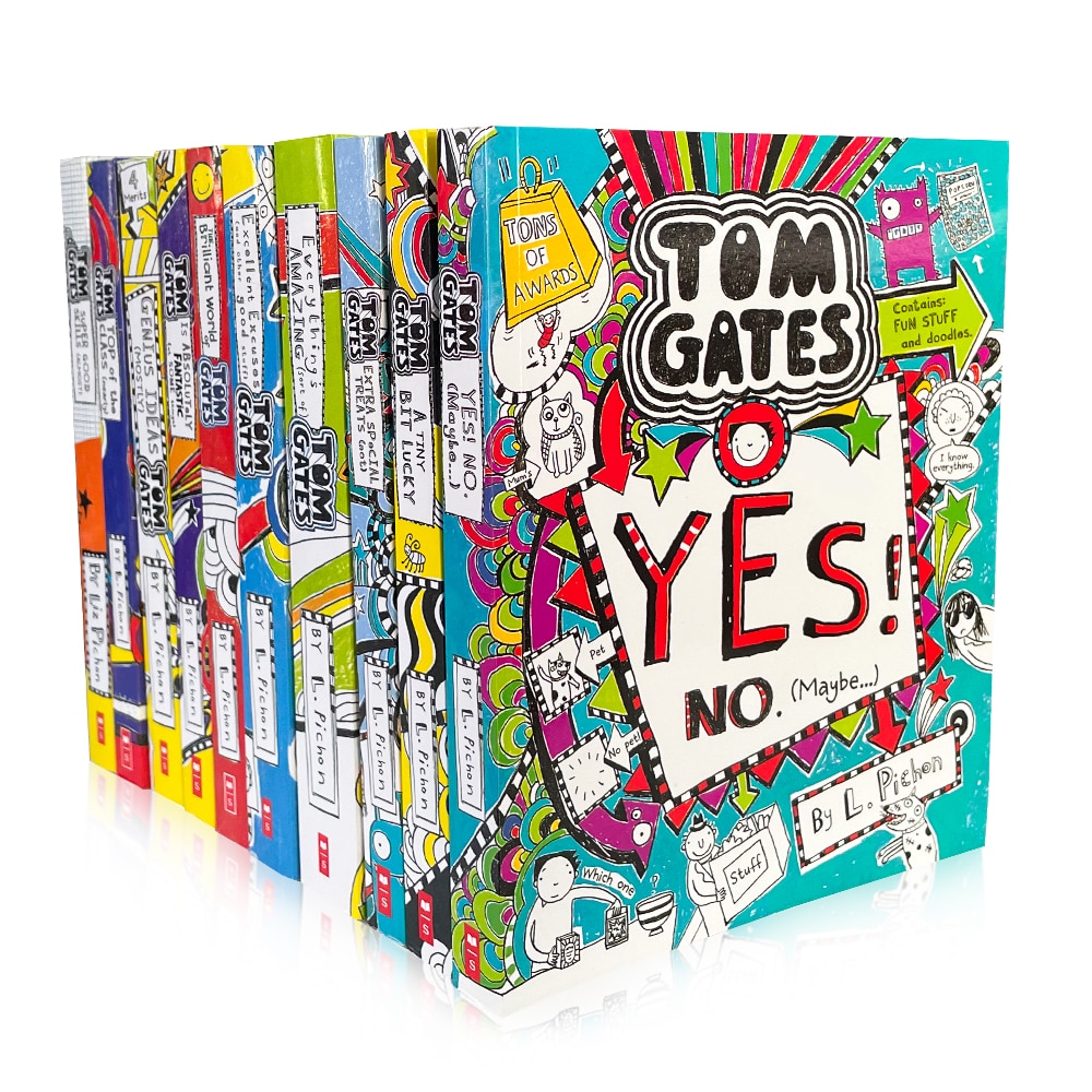 ✴︎tokyo✴︎ 未使用　Tom gates 洋書 7冊 Tom Gates Books Collection 20 Paperback Uk Edition By Liz Pichon