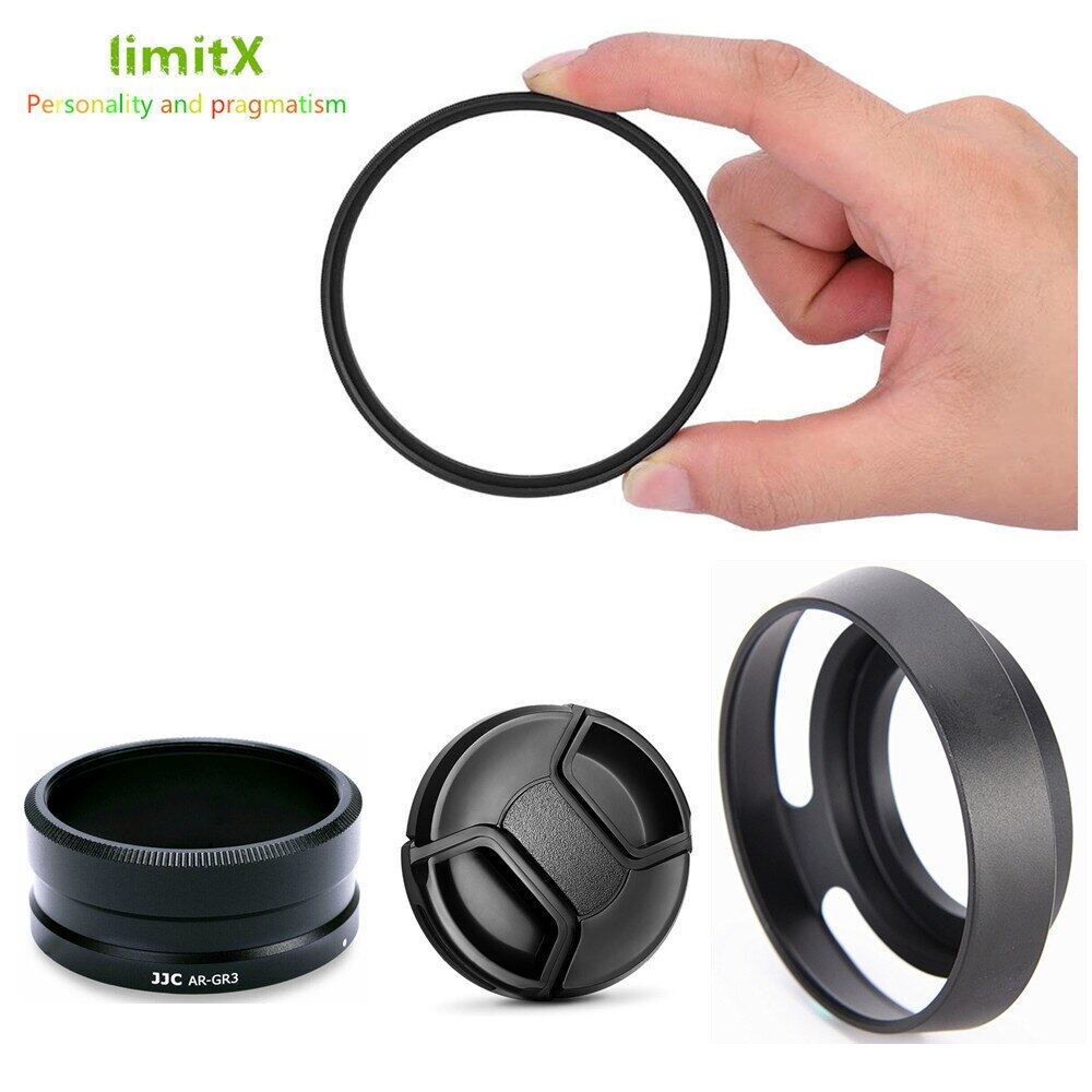 Tubo uv do anel do adaptador do tampão da lente do metal do filtro 49mm