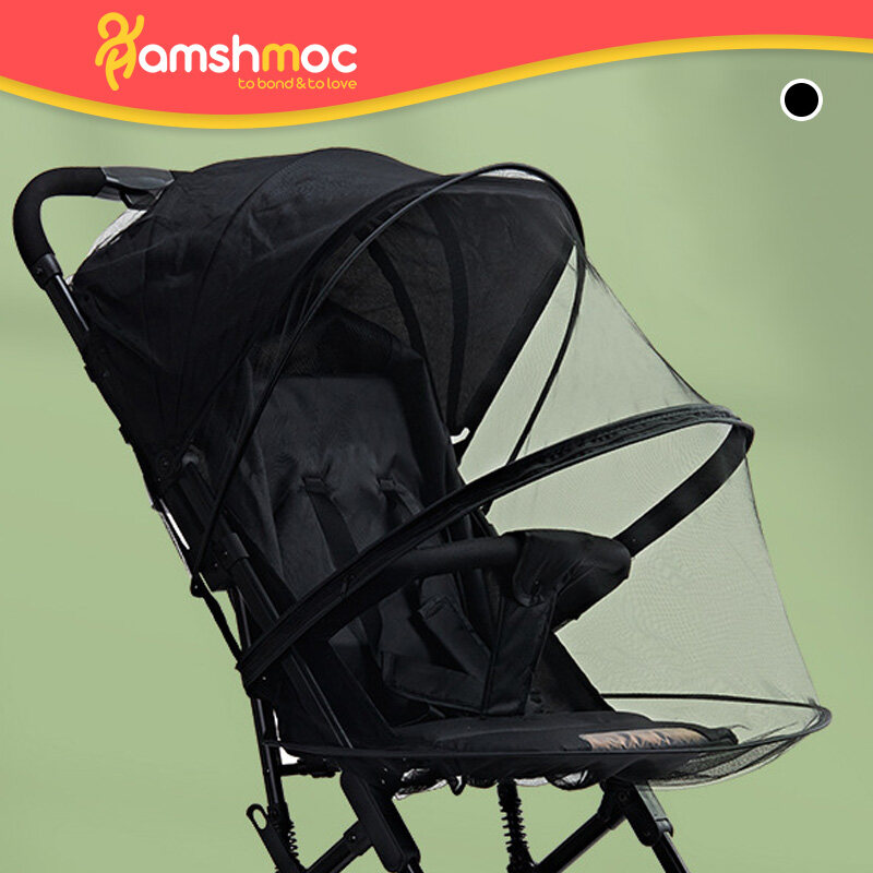 Hamshmoc xe đẩy em bé Màn chống muỗi phổ chống muỗi trẻ em lưới ngăn côn