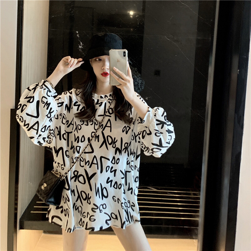 oversized shirt outfit korean