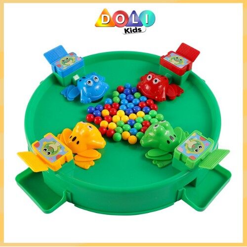 Bộ đồ chơi ếch ăn kẹo cho cả gia đình 4 người chơi, đồ chơi giải trí cho bé doli kids