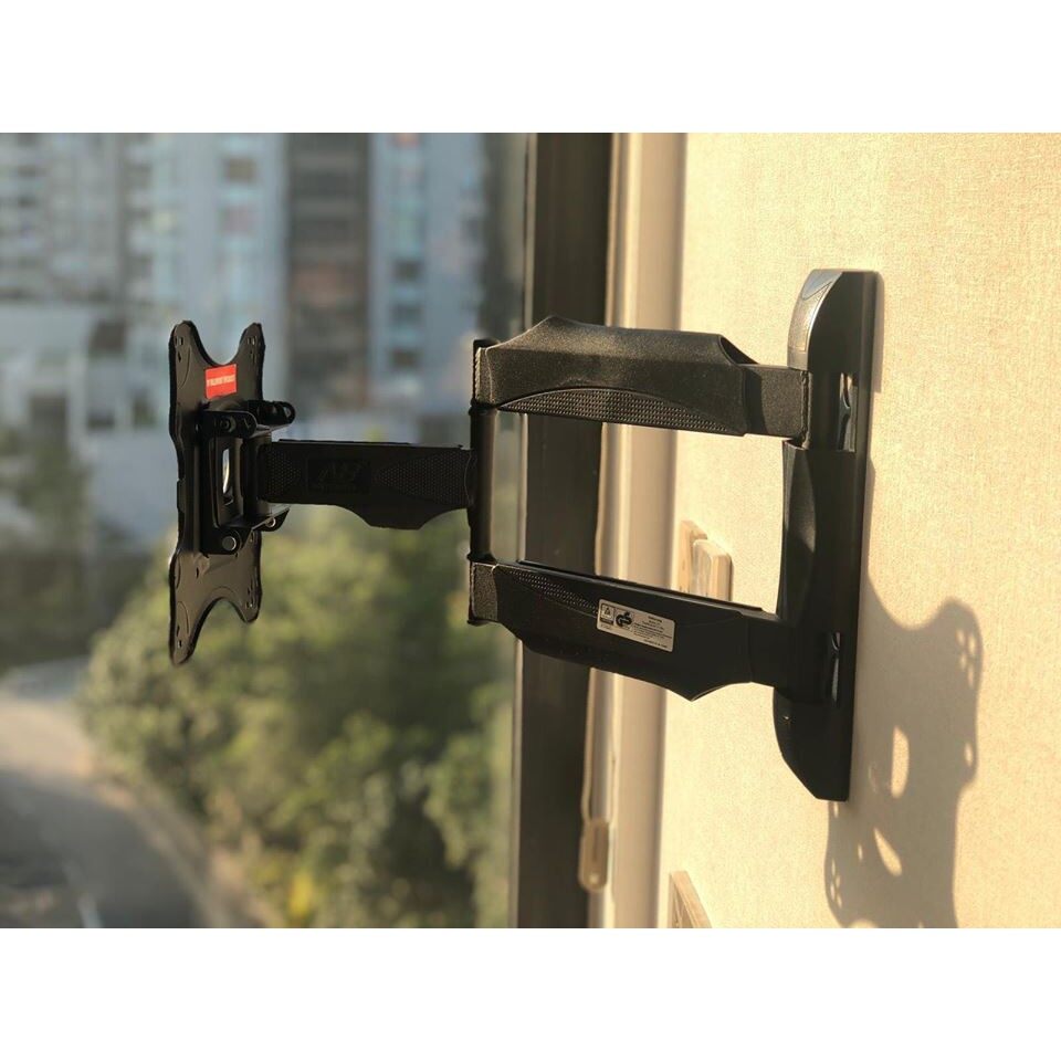 Giá Treo Tivi Xoay Đa Năng P4 32-55 inch cách tường 50 cm, tivi 40" xoay vuông góc được với tường