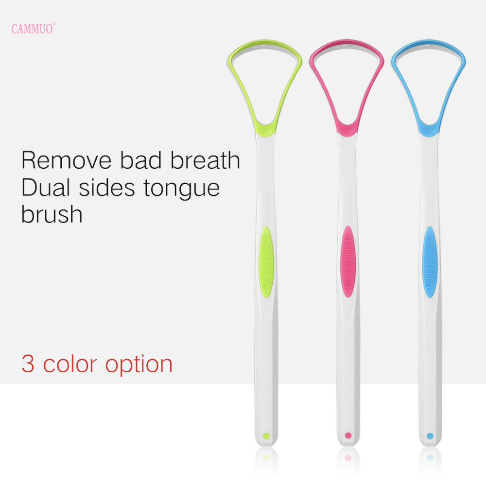 Cammuo 3 Cái Dụng Cụ Cạo Lưỡi Silicon, Bàn Chải Làm Sạch Lưỡi Lớp Phủ Làm Sạch Hơi Thở Vi Khuẩn, Loại Bỏ Màu Sắc Ngẫu Nhiên