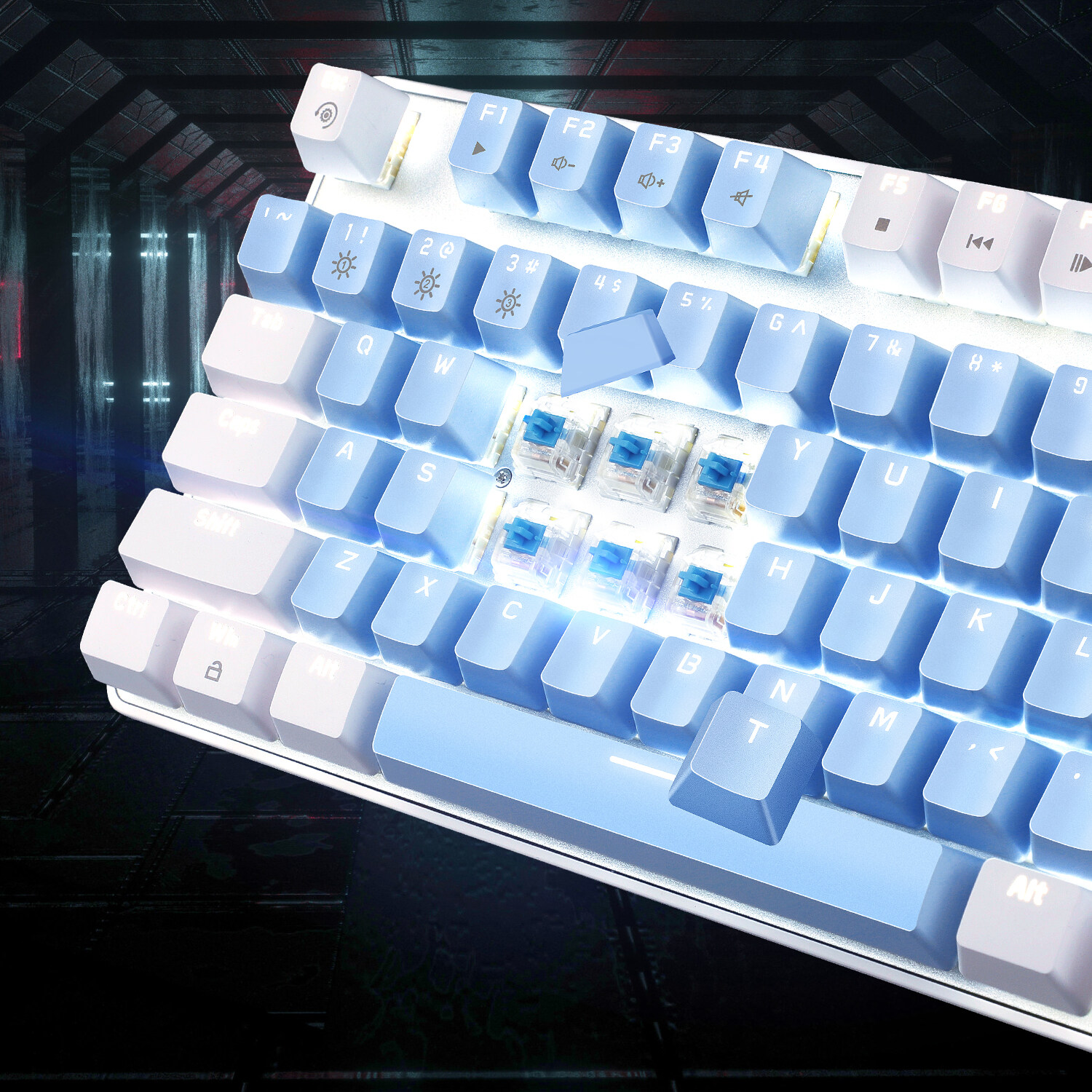 MageGee MKstorm Mechanical Gaming Keyboard 2021 New Upgraded Blue