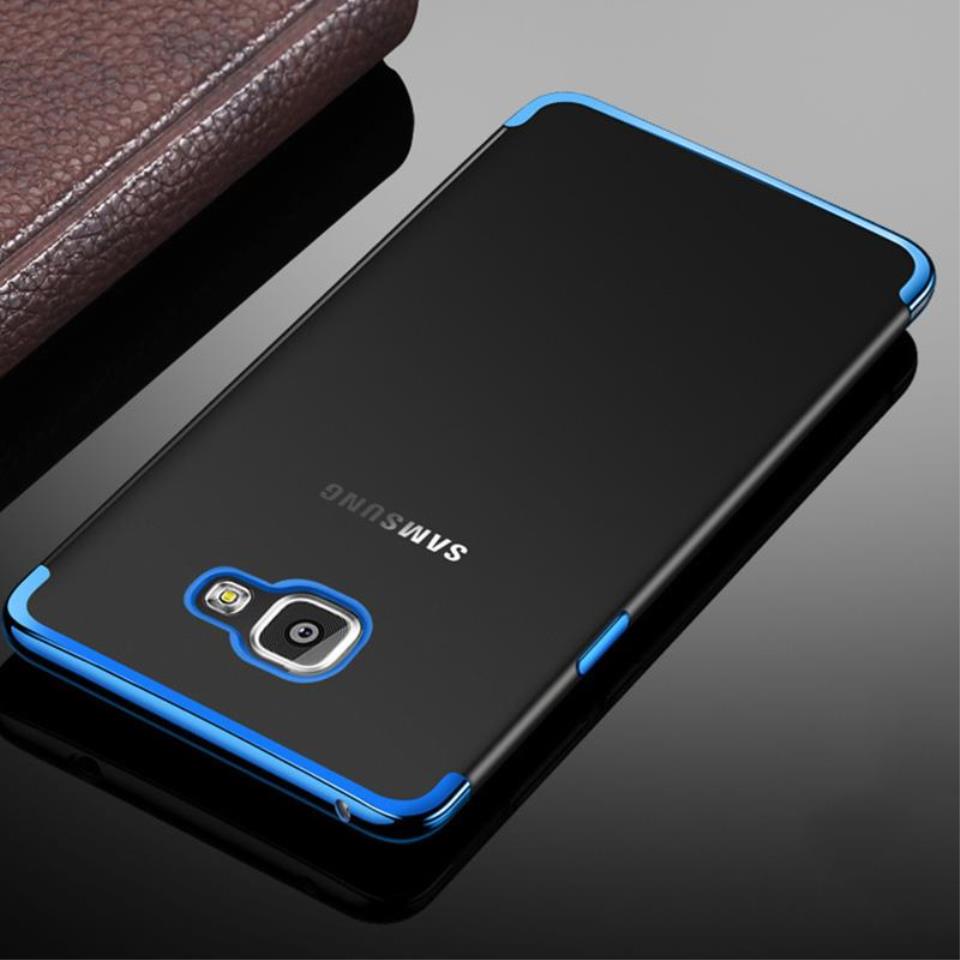 Dành Cho Samsung Galaxy A7 2017 Ốp Mềm, Vỏ Bọc Trong Suốt Mạ Điện Mạ Điện Sáng Bóng