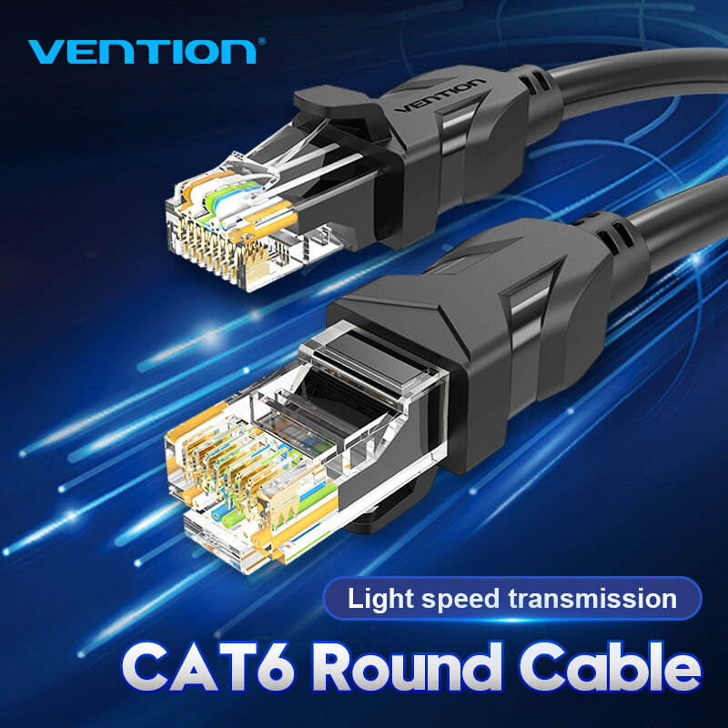 Vention Dây Mạng Cat6 UTP Dẹt - Dây Cáp Mạng LAN 1000Mbps Băng Thông Lớn - Thiết Kế Mỏng Dẹt Linh Ho