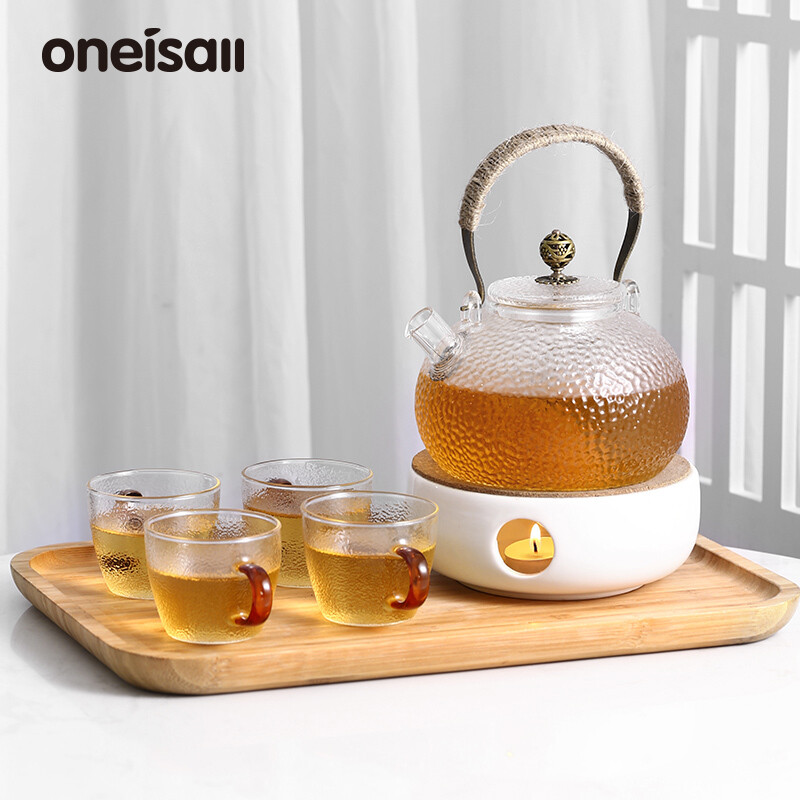 ONEISALL Ấm Trà 700Ml/900Ml Có Lưới Lọc & Tay Cầm Bộ Ấm Trà Chịu Nhiệt
