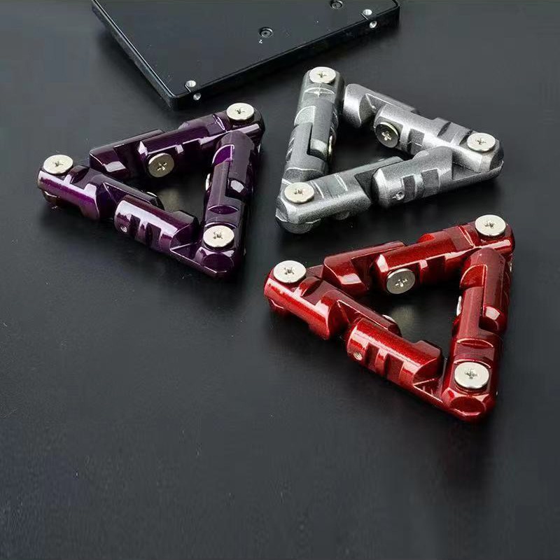 Dây chuyền Kim Loại Mới EDC Fidget Đồ chơi chống căng thẳng Relief máy tập thể dục tay ngón tay sáng tạo đồ chơi cho tự kỷ ADHD giải nén