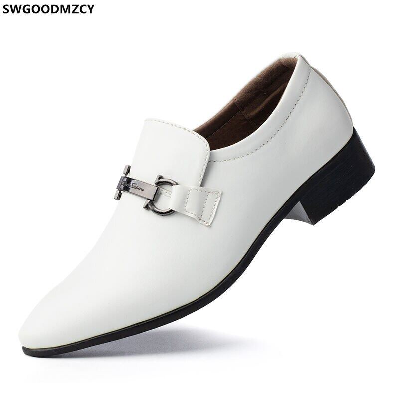 White patent leather deals mens shoes