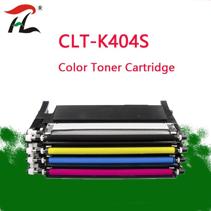 YLC CLT-K404S สำหรับ Samsung CLT 404 K404S CLT-K404S CLT-Y404S CLT-M404S CLT-C404S เลเซอร์สีตลับหมึก