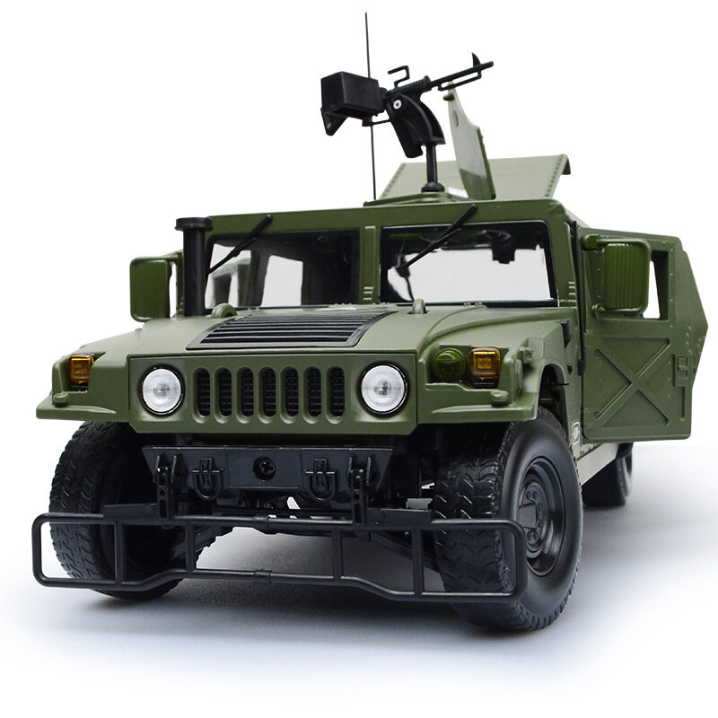 1:18 Mô Hình Quân Sự Chiến Trường Xe Địa Hình Chất Lượng Cao Hummer H1, Mô Hình Xe Hợp Kim, Bộ Sưu Tập Mô Phỏng Quà Tặng