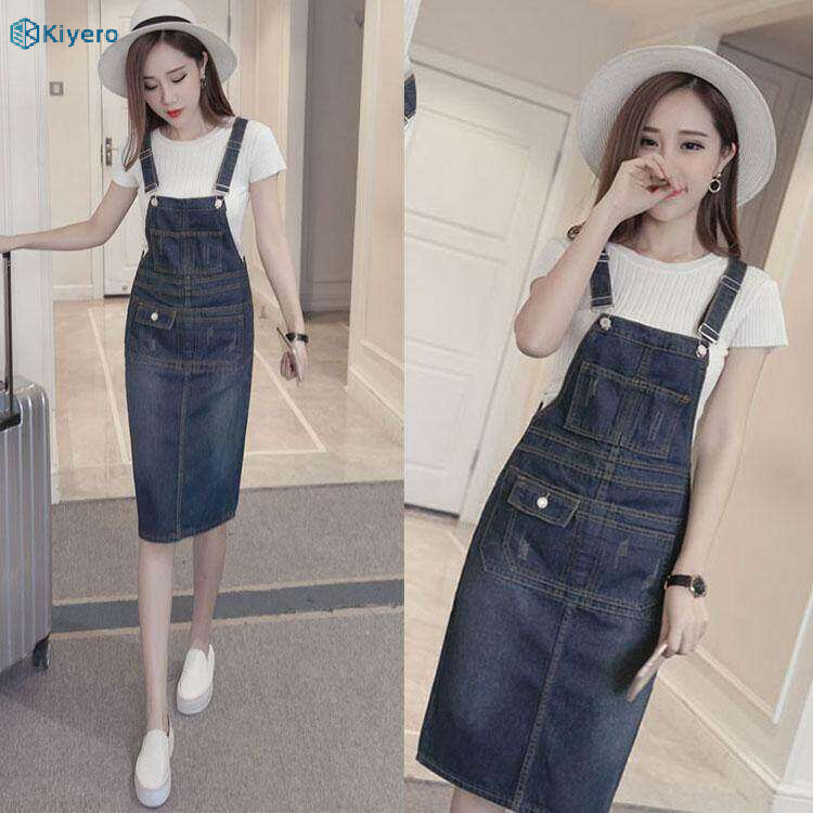 jean skirt jumpsuit
